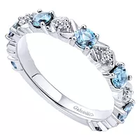 blue topaz diamond ring on rent for women online