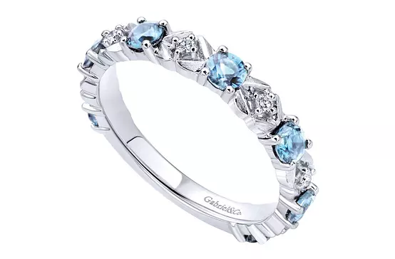 blue topaz diamond ring on rent for women online