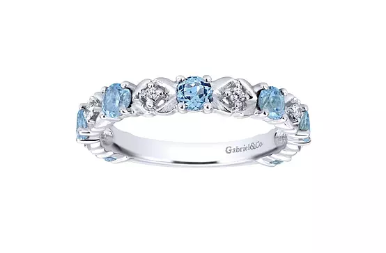 blue topaz diamond ring on rent for women online