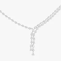 Regalia Eco Diamonds Lariat Style Necklace Pear Drops