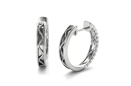 borrow diamond designer earrings for special event