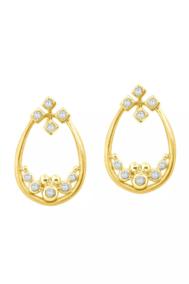 designer diamond earrings for rent
