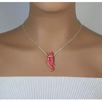 rent red necklace with diamonds