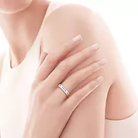 women wearing designer tiffany ring