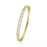 rent diamond bracelet in yellow gold