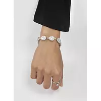 Diamond bracelet on a model