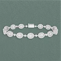 Rent oval diamond tennis bracelet