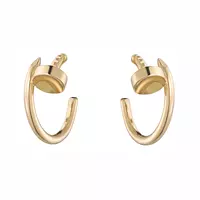 borrow juste un clou cartier gold earrings for women online
