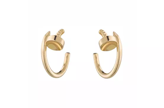 borrow juste un clou cartier gold earrings for women online