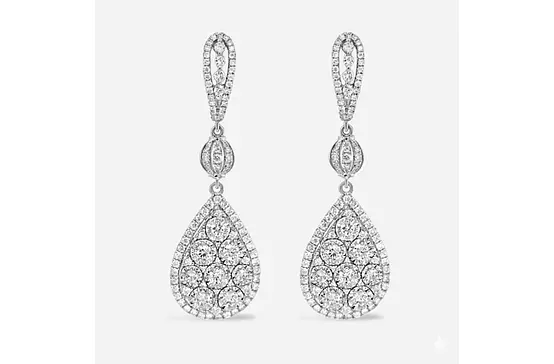 borrow fashion diamond earrings for rent