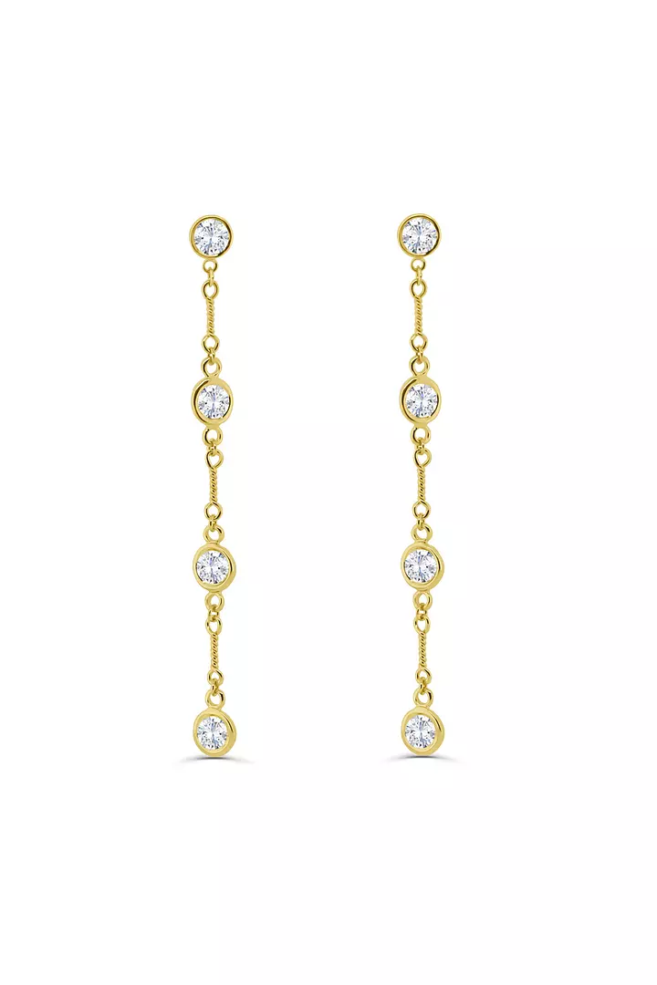  The Diamond Drop Earrings