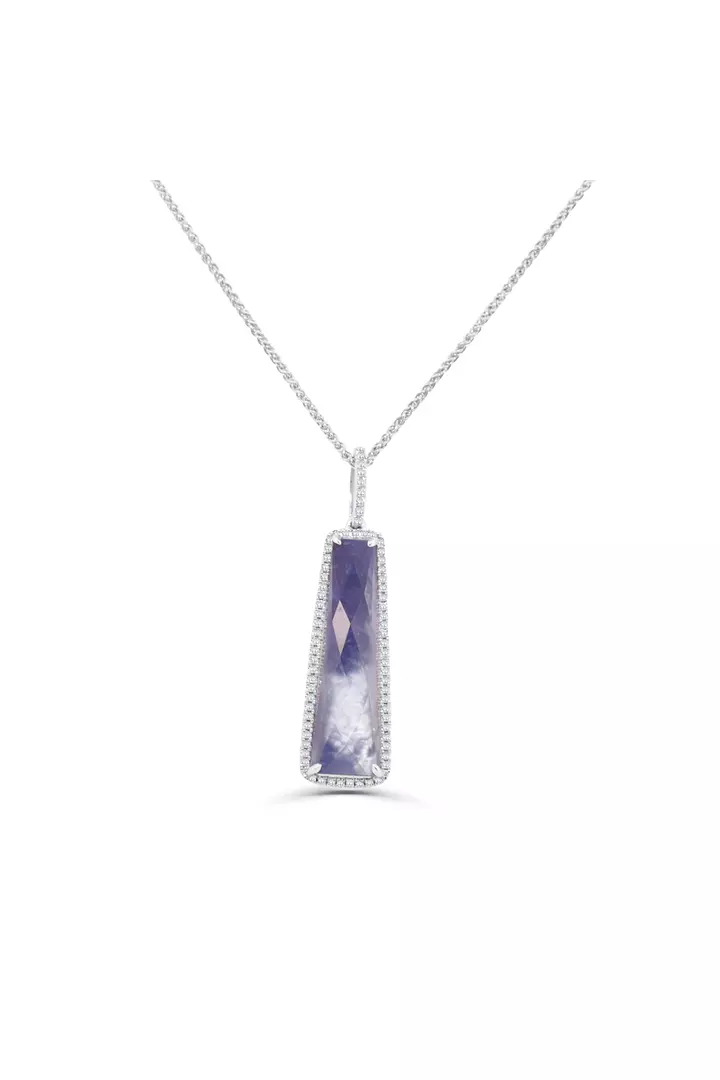 borrow diamond pendant necklace for women online