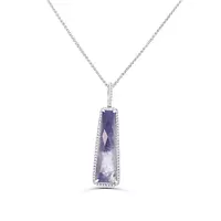 borrow diamond pendant necklace for women online