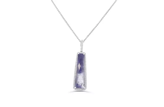 borrow diamond pendant necklace for women online