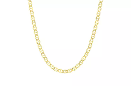 Anchor Necklace in yellow gold for rent