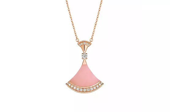 Rent Bulgari Diva Pink Opal Pendant Necklace