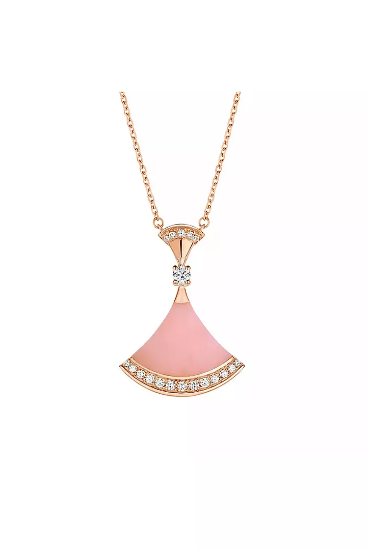 Rent Bulgari Diva Pink Opal Pendant Necklace
