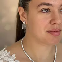 Rent Marquess Arch Eco Diamonds Drop Earrings