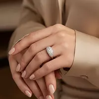 diamonds dome fashion cocktail ring for wedding or special event 