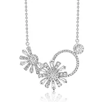 The Art Deco Flowers Diamond Necklace.
