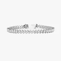 Rent Sideways Pear Shaped Eco Diamonds Tennis Bracelet 