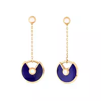 Cartier Blue Lapis Amullete Drop Earrings for Rent