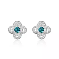 rent diamond earrings for wedding day with something borrowed something blue