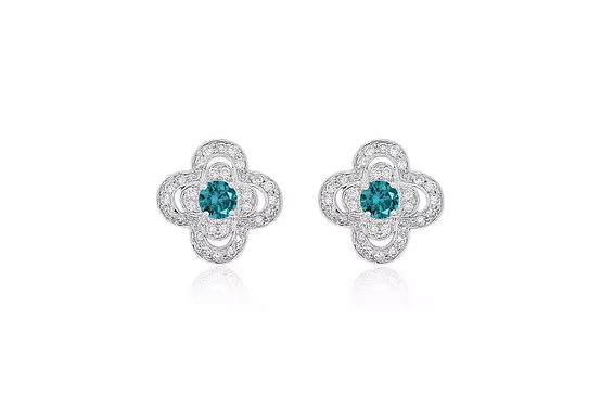 rent diamond earrings for wedding day with something borrowed something blue