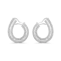rent diamond circle wreath earrings