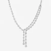 Regalia Eco Diamonds Lariat Style Necklace with Pear Drops