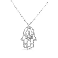 diamond hamsa necklace for rent