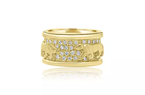 rent diamond yellow gold ring for special occasion