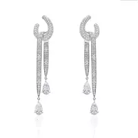 Rent diamond Tear Drop Earrings