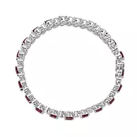 Rent ruby and diamonds bracelet