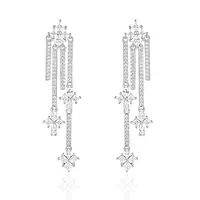 rent diamond chandelier earrings for wedding day