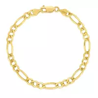 Rent yellow gold figaro chain