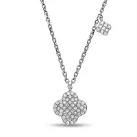 sterling silver diamond necklace for women on rent
