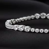 Borrow diamond tennis bracelet