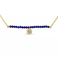 gold and diamond bar necklace on rent for women