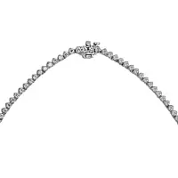 The clasp of the Graduated Eco Diamonds Tennis Necklace.