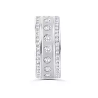 platinum and diamond band on rent for women