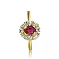 rent ruby ring with diamonds