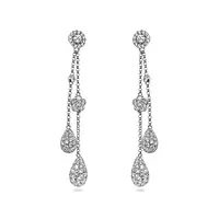 Diamond Drop Earrings for Rent