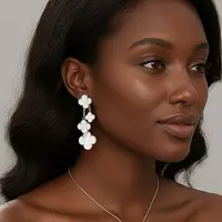Alhambra mother of pearl earrings for rent