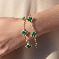 Rent green alhambra bracelet by Van Cleef for rent