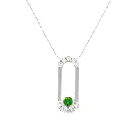 silver and diamond pendant for women on rent