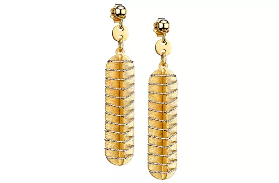 gold drop earrings on rent for women