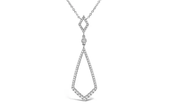 diamond drop pendant for rent