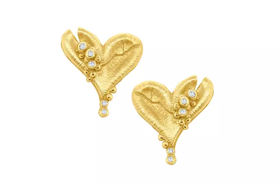 heart shaped earrings rental