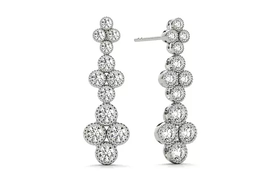 rent diamond drop earrings